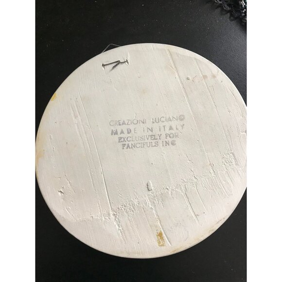 Vtg Creazioni Luciano Made In Italy Ceramic Tile Colorful Handmade Little Boy - Picture 6 of 10